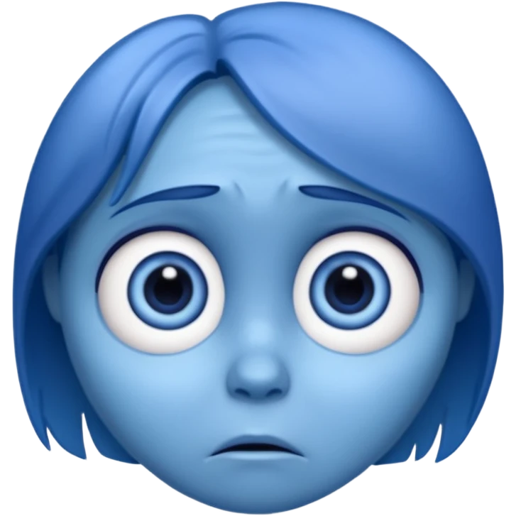 Sadness from the Inside Out movie emoji