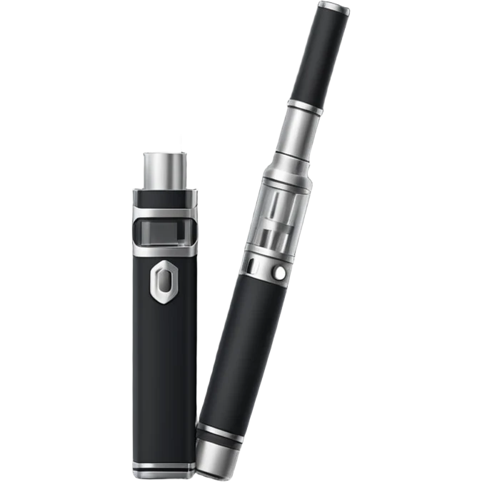 black simple classic Electronic cigarette emoji