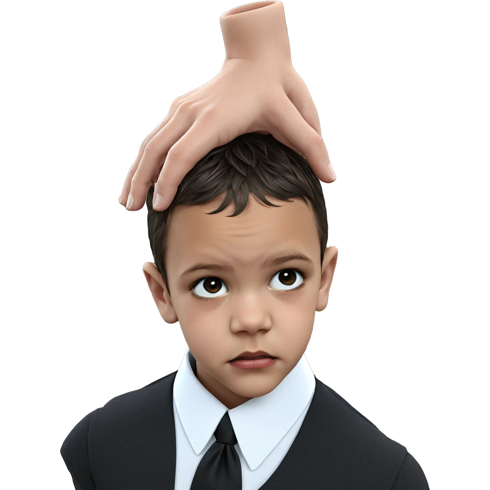 black-eyed boy portrait emoji