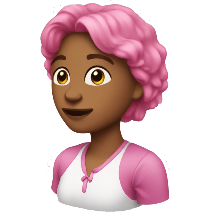 Розовые суши emoji