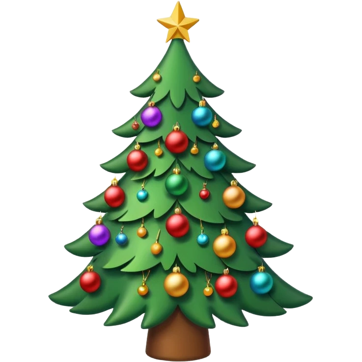 Christmas tree emoji