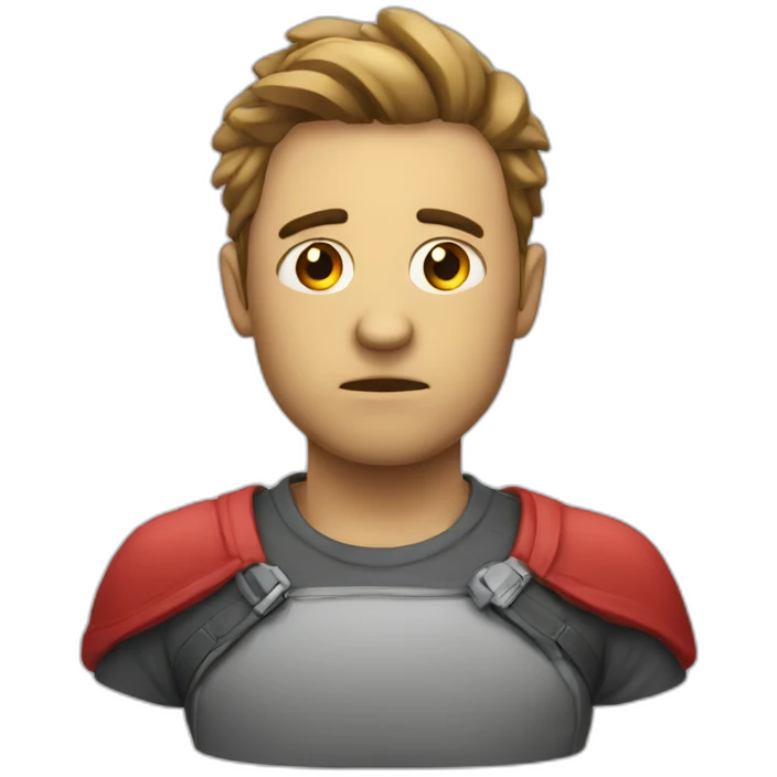 Triste avec coeur briser emoji