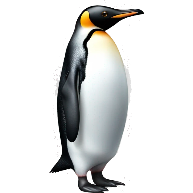 Penguin standing emoji