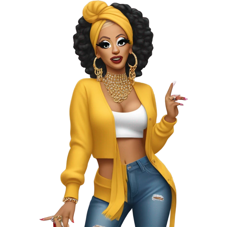 cardi b emoji