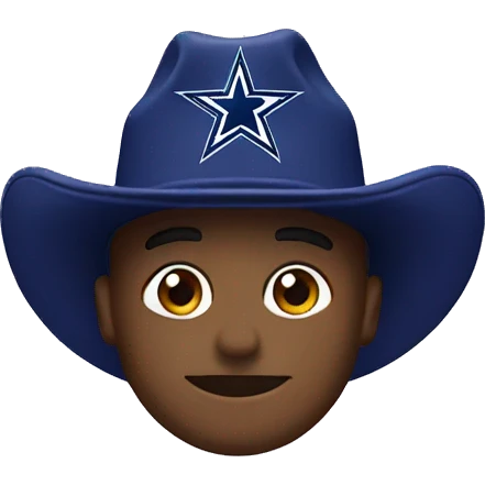 Purple hat with Dallas cowboys logo emoji