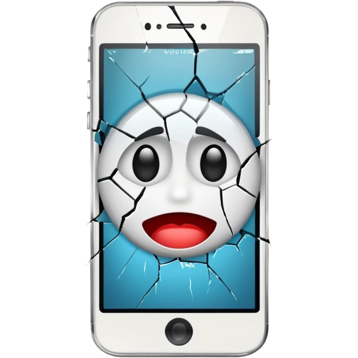broken white phone emoji