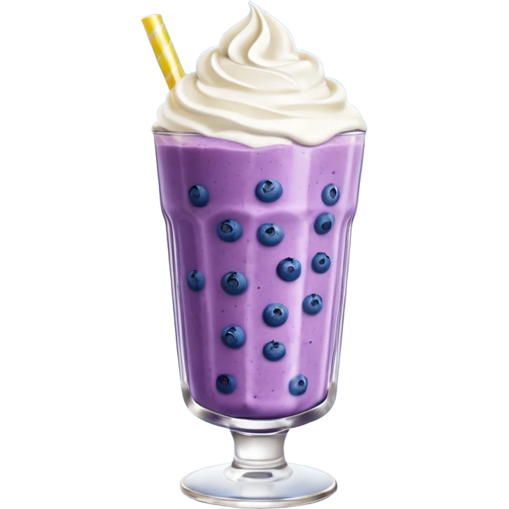 blueberry smoothie show emoji