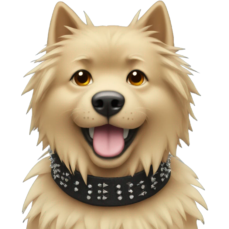 Black spiked collar emoji