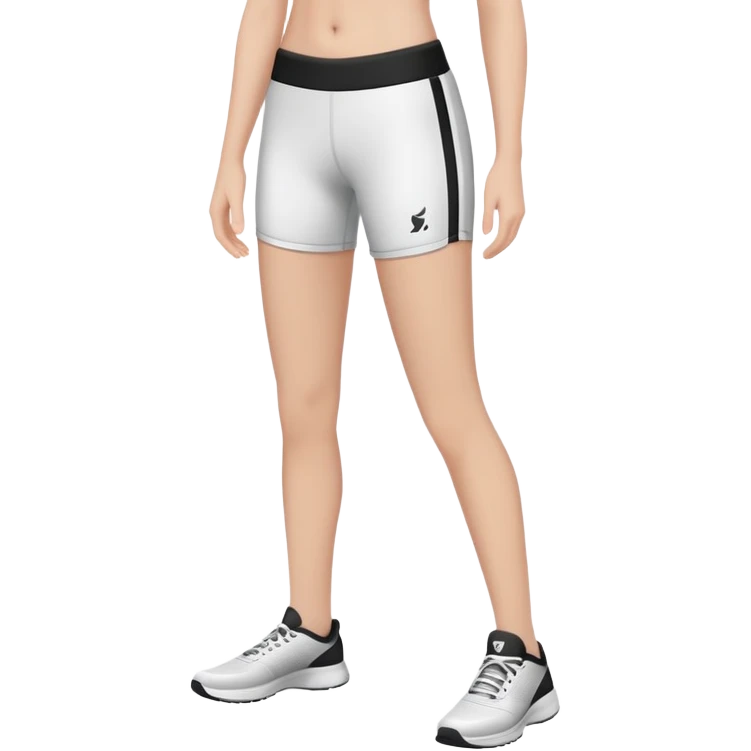 black and white EE shorts  emoji