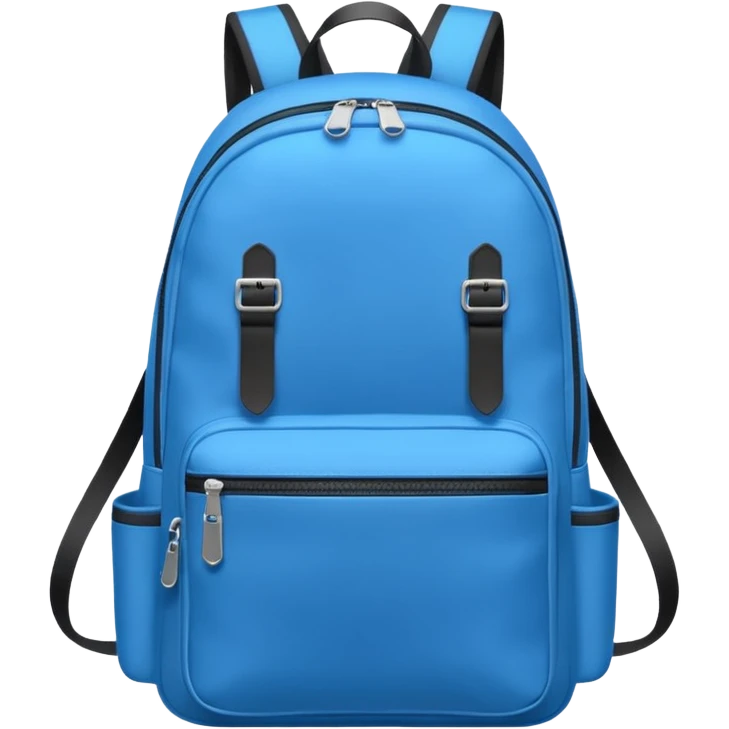 Mochila azul emoji