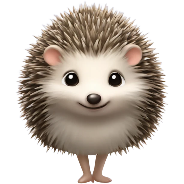 Hedgehog in a ballet suit ￼ emoji