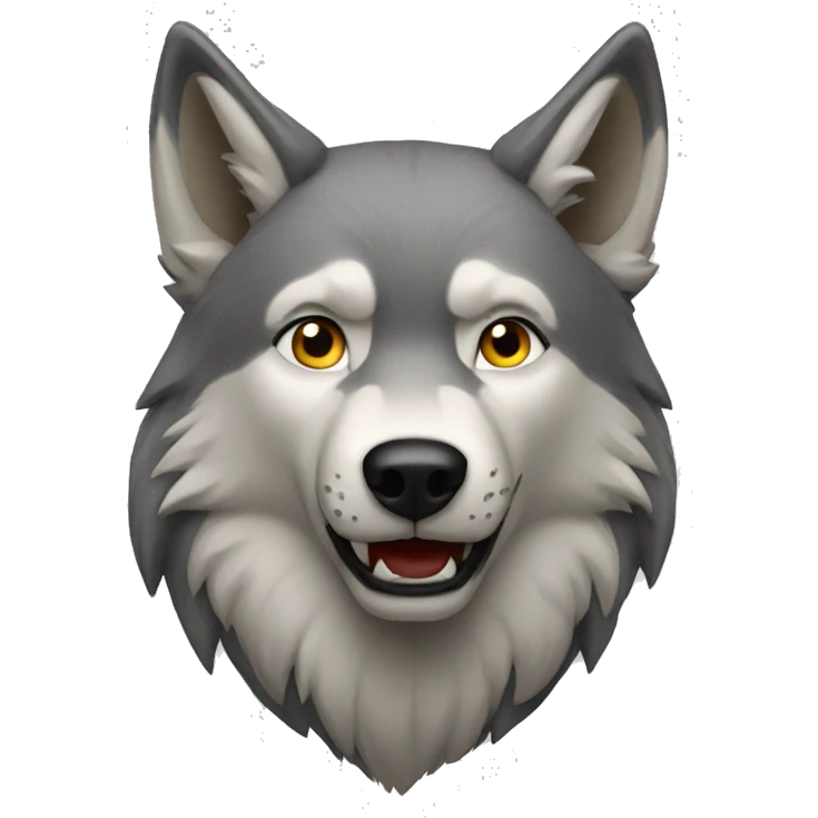 wolf surprise emoji