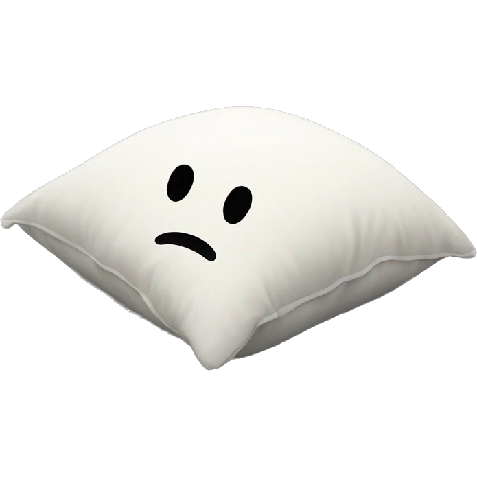 cartoon head buried in pillow emoji