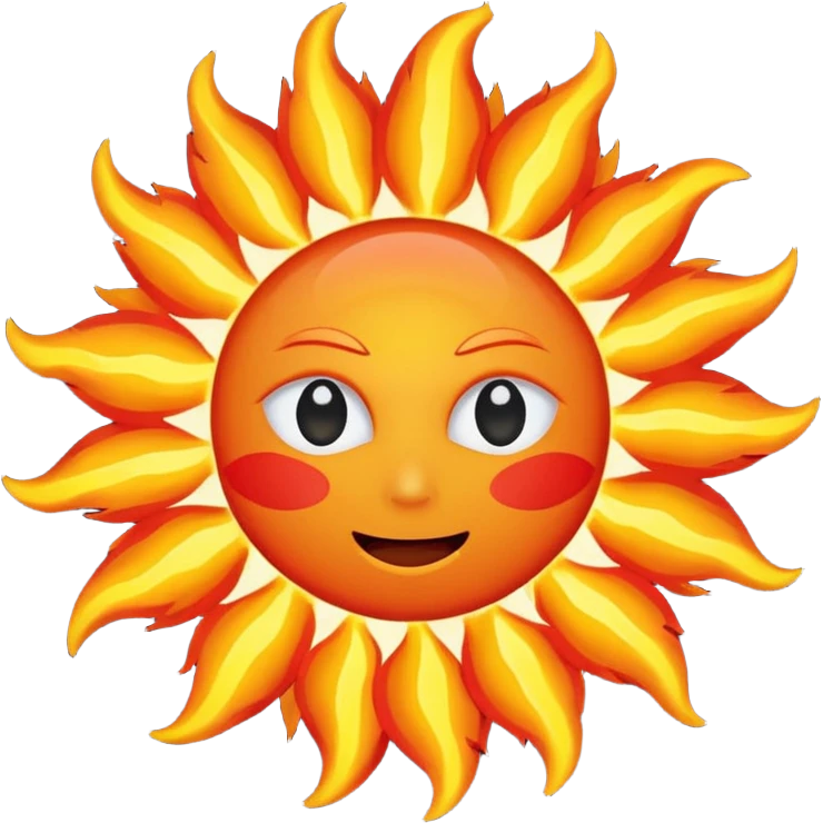 from earth point of view sun exploding  emoji