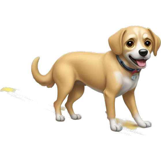 chien qui fait du surf emoji