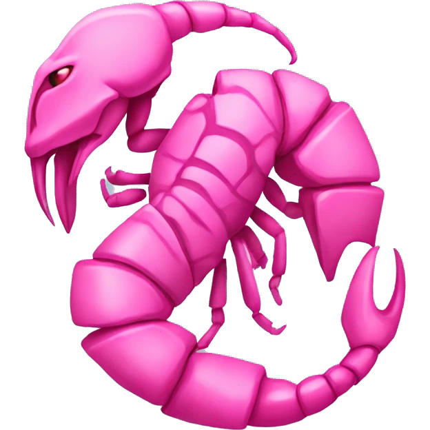 pink scorpio sign emoji
