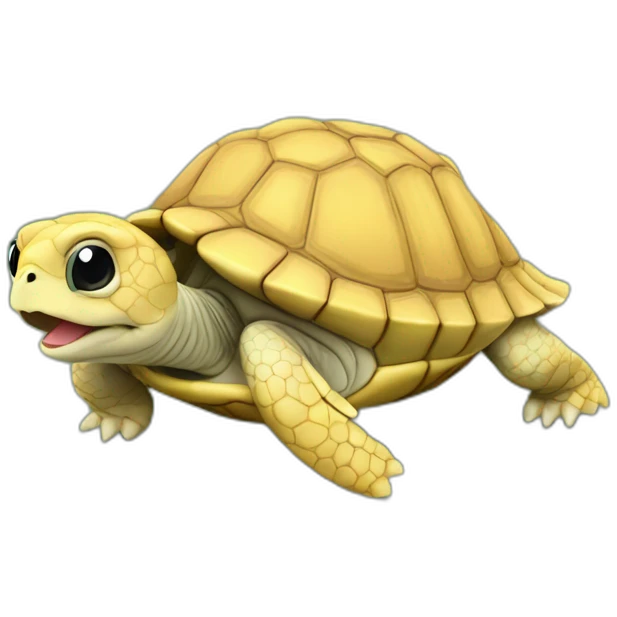 Tortue sur chat emoji