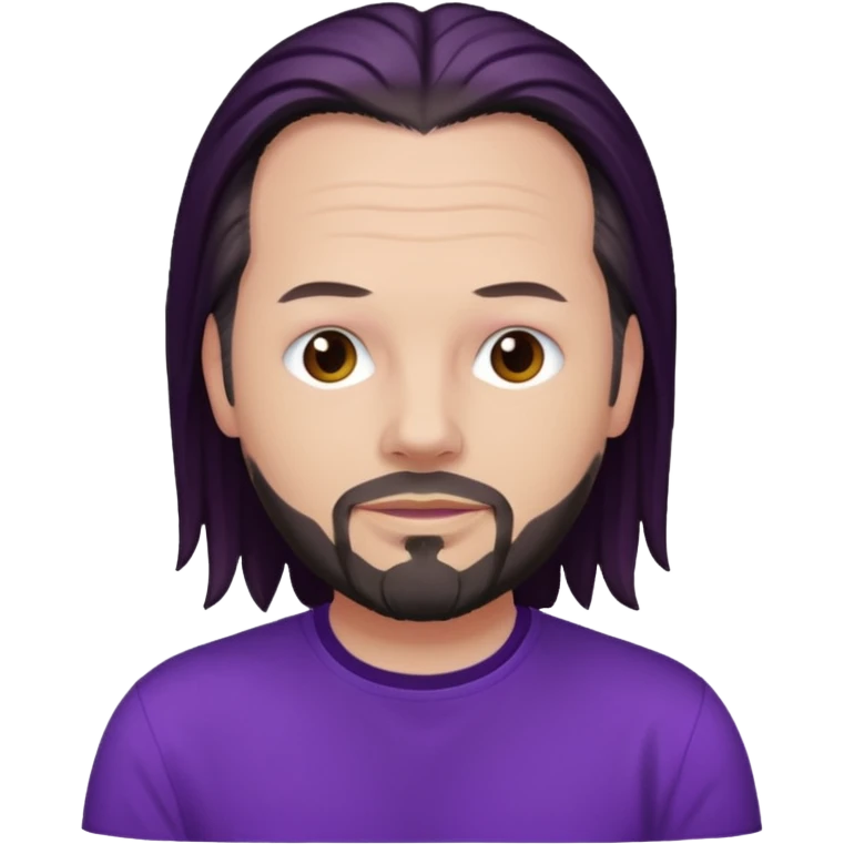 Jonathan Davis with purple shirt emoji
