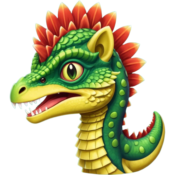 A Dilophosaurus  emoji