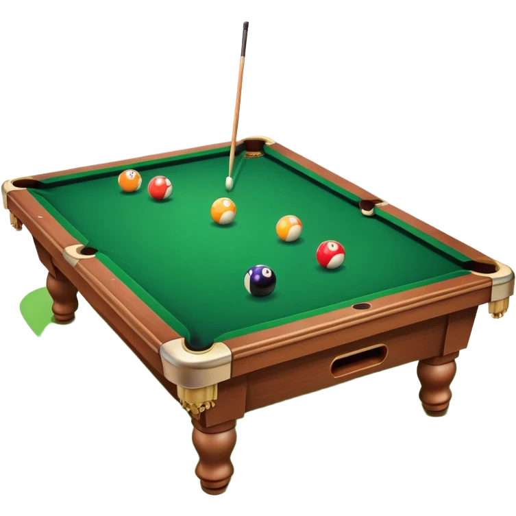 Pool table emoji