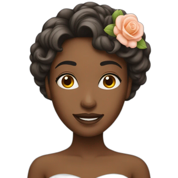 femme qui fait une demande de mariage emoji