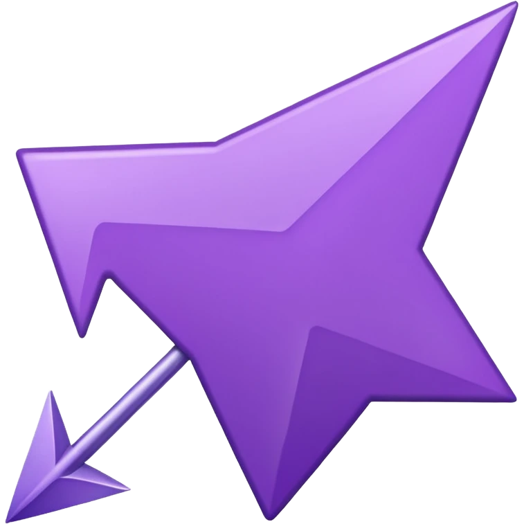 seta para direita roxa emoji