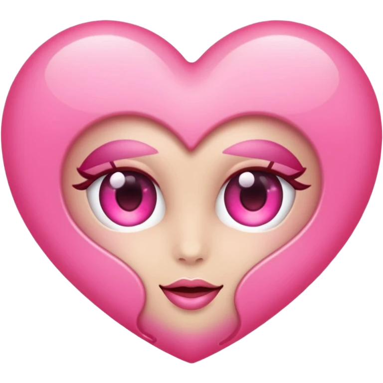 heart eyes in love so hot emoji