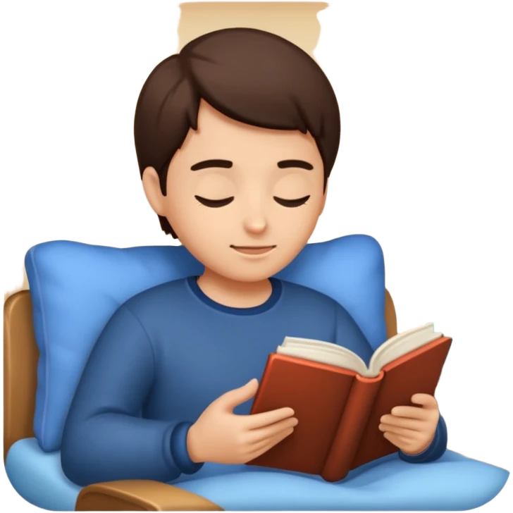 Bedtime reading  emoji