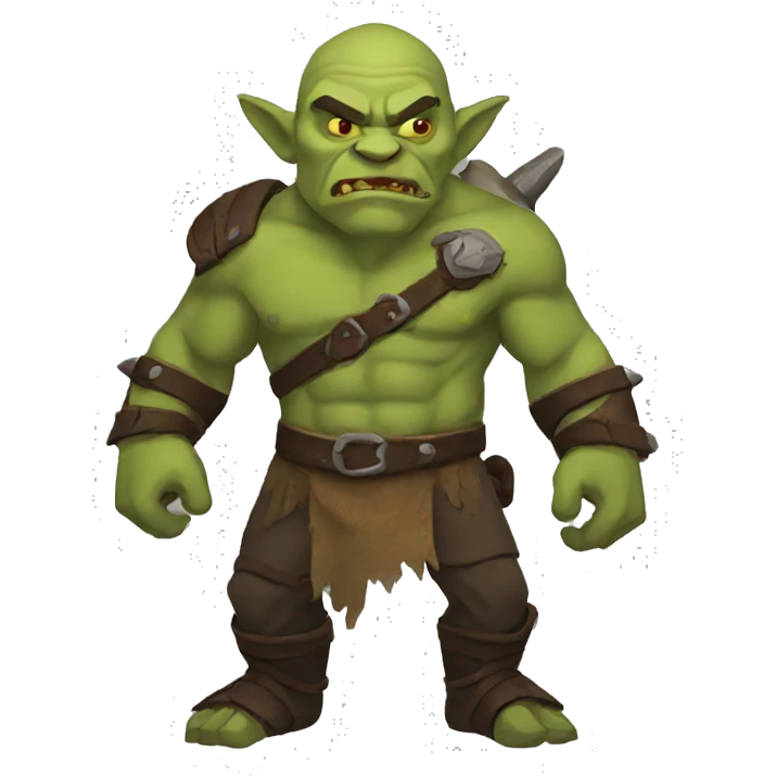 orc t-posing emoji