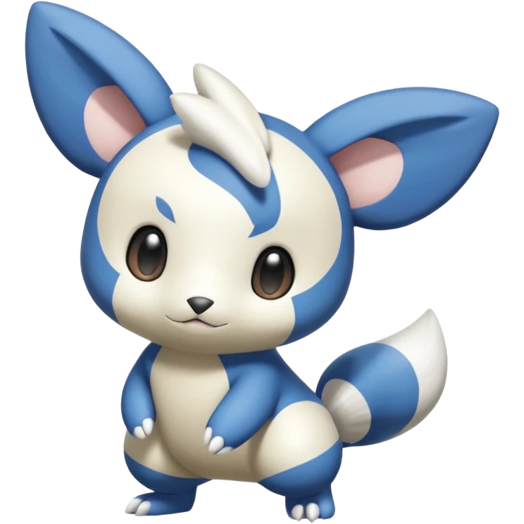 Shiny Minccino-Piplup-Oshawott-Meowstic-Hybrid (Full body) emoji