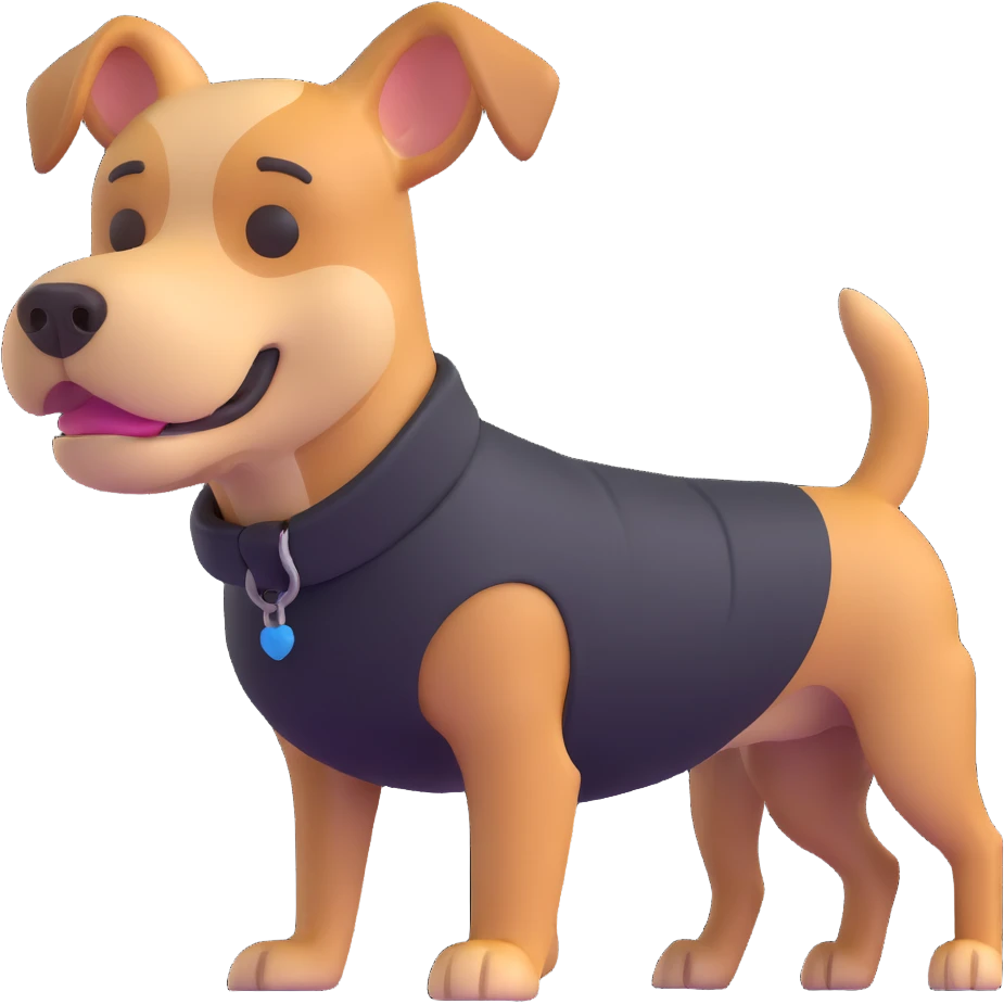 dog man hybrid character emoji