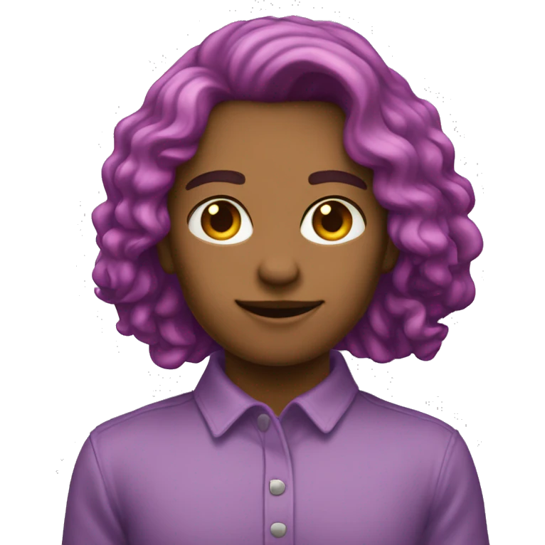 Розовый  emoji