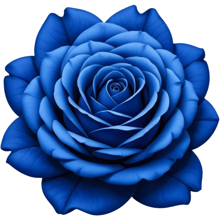 Dark blue rose emoji emoji