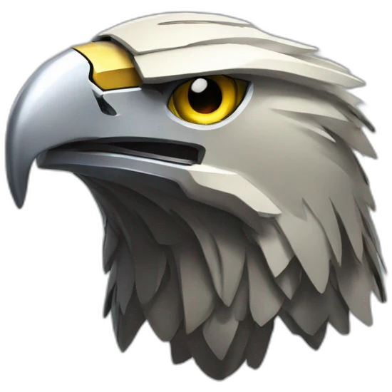mecha eagle head emoji