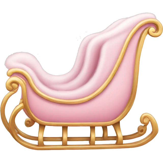 light pink sleigh emoji