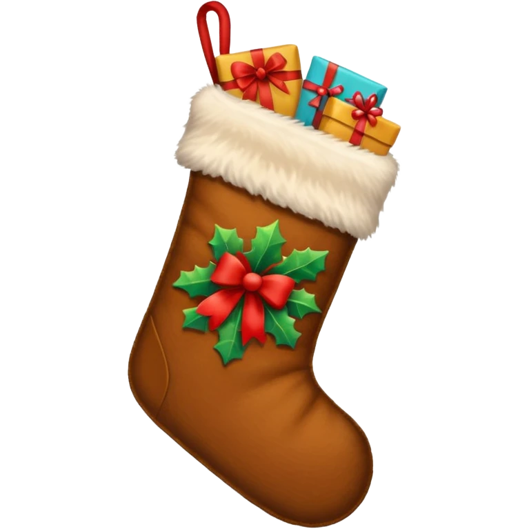 brown christmas emoji