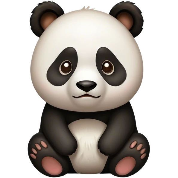 Panda fait caca emoji