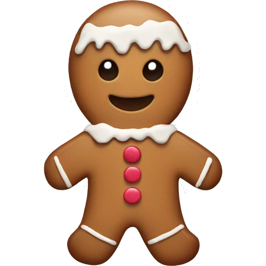 Gingerbread emoji