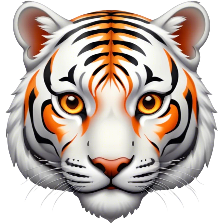 white tiger emoji