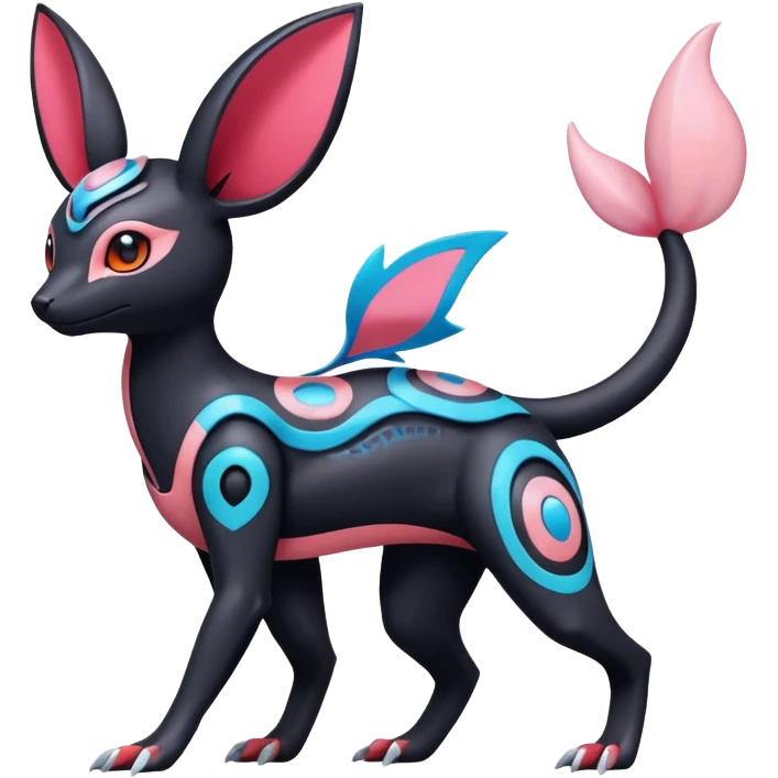 Salandit-Vibrava-Sylveon-Umbreon-fusion-Pokémon-hybrid-creature  emoji