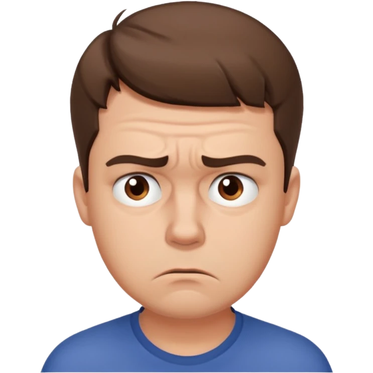 stressed man emoji