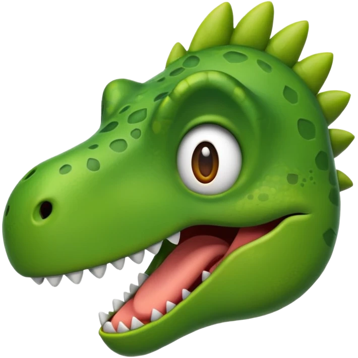 Every reaction of a dinosaur faced emoji emoji