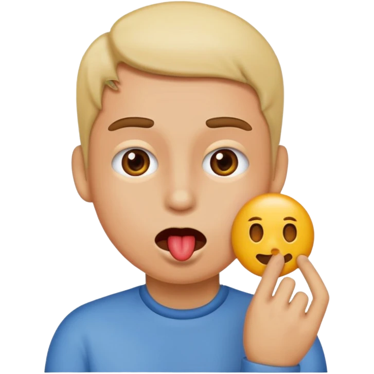 Emoji sucking dih emoji