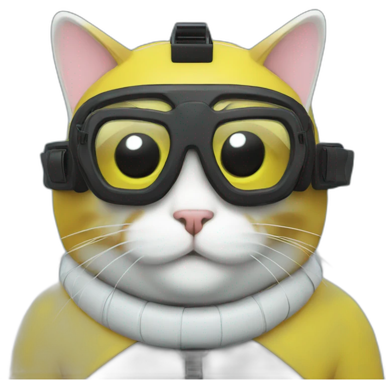 scuba cat emoji