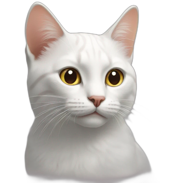 Cat on a cat emoji