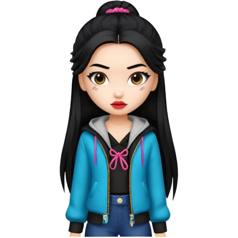 Bad bratz Chinese girl emoji