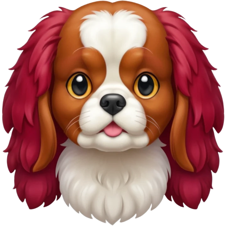 ruby colored king charles emoji