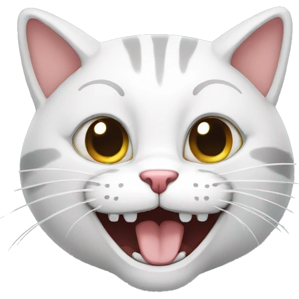 crazy cat emoji