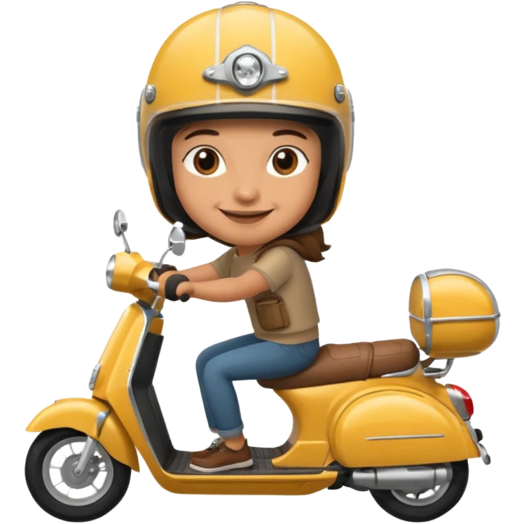 Mexican on a scooter  emoji