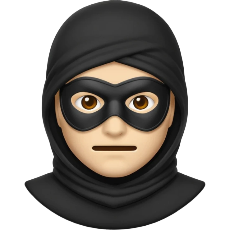 Robber emoji and emoji